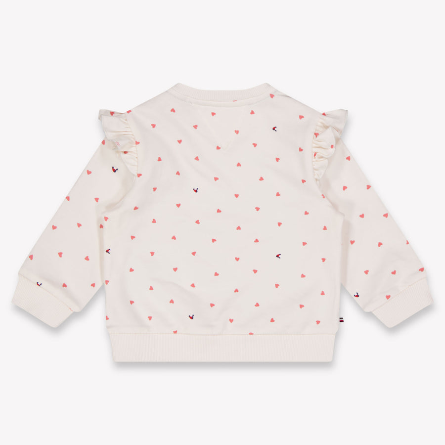 Tommy Hilfiger Baby Meisjes Trui In Off White