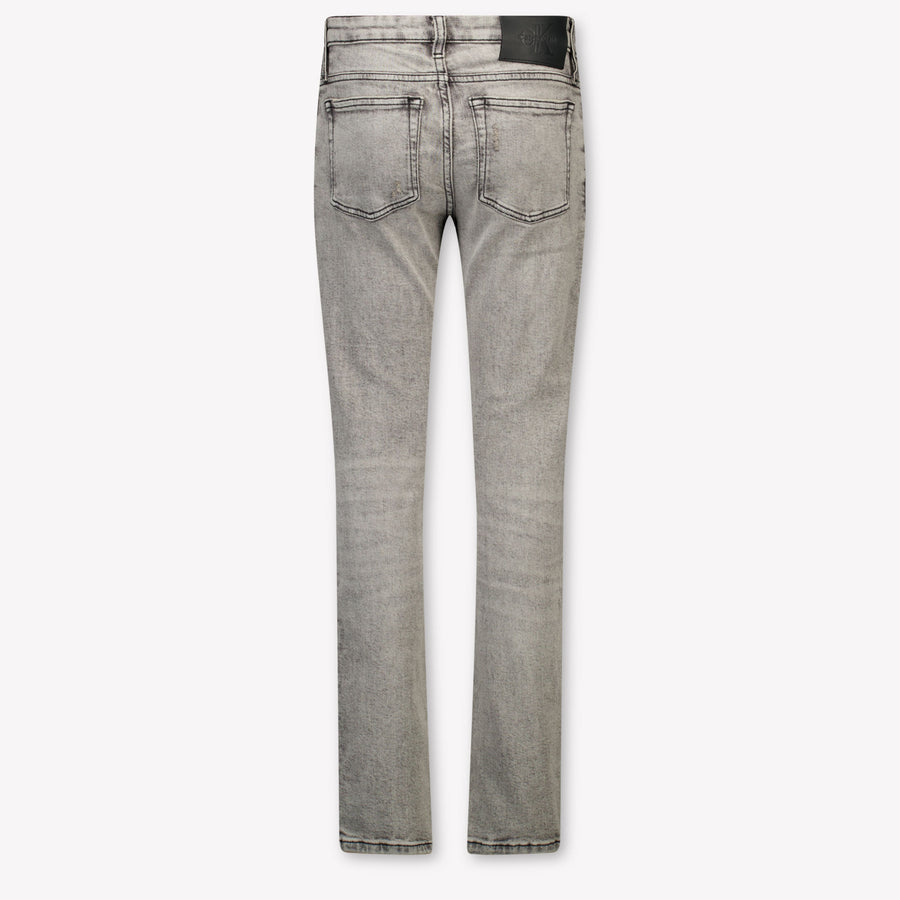 Calvin Klein Bambini Ragazzi Jeans Dentro Grigio