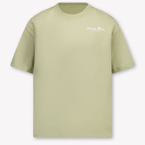 Calvin Klein Kinder Jongens T-Shirt In Olijf Groen