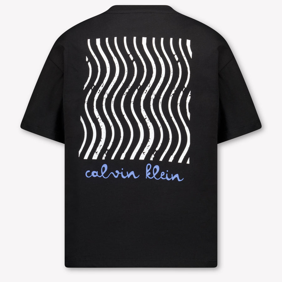 Calvin Klein Bambini Ragazzi Maglietta dentro Nero