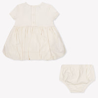 Calvin Klein bebe Chicas Vístete Blanco Roto