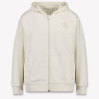 Calvin Klein Bambini Ragazzi Cardigan dentro Off White