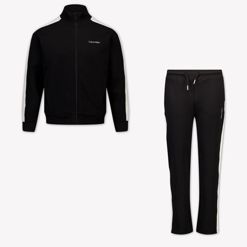 Calvin Klein Bambini Ragazzi Tuta da jogging Nero