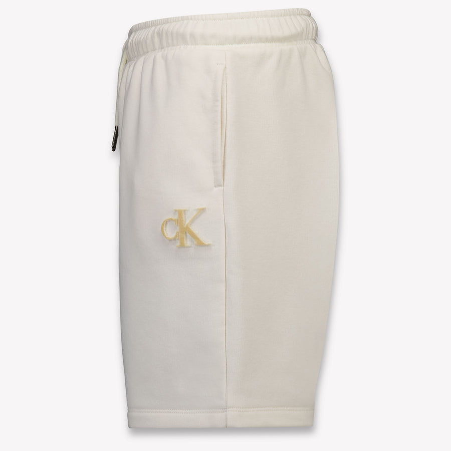 Calvin Klein Bambini Ragazzi Pantaloncini dentro Off White