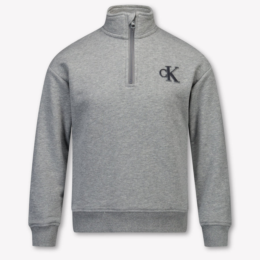 Calvin Klein niños Chicos suéter en Gris