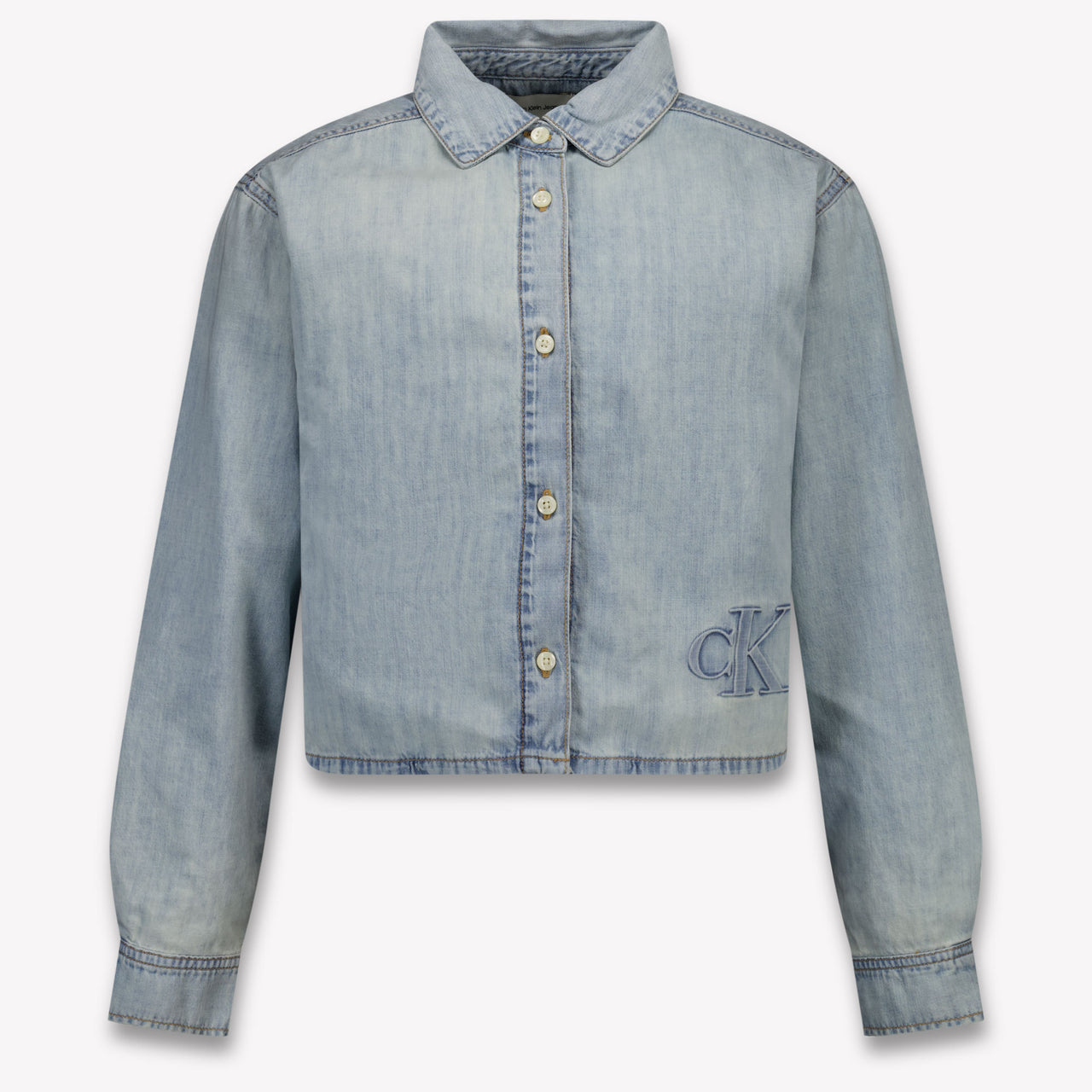 Calvin Klein Kinder Mädchen Bluse rein Jeans