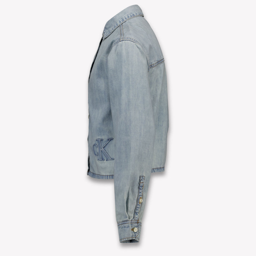 Calvin Klein Kinder Mädchen Bluse rein Jeans