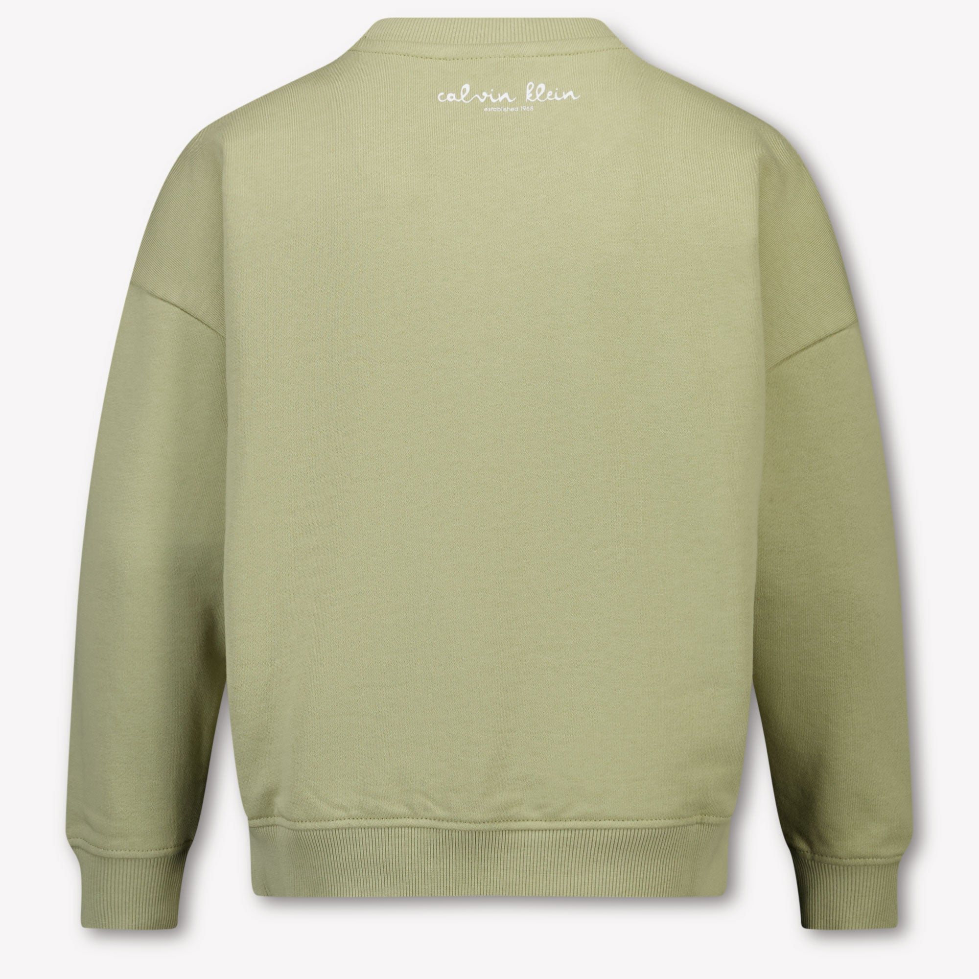 Calvin Klein niños Chicos suéter en Verde Oliva