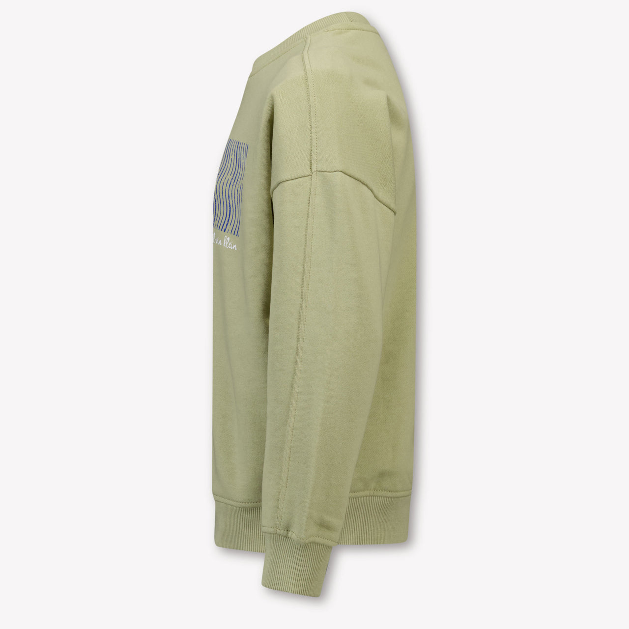 Calvin Klein Kids Boys Sweater In Olive Green