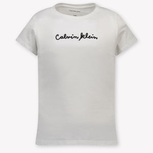 Calvin Klein Kinder Mädchen T-Shirt In Weiß