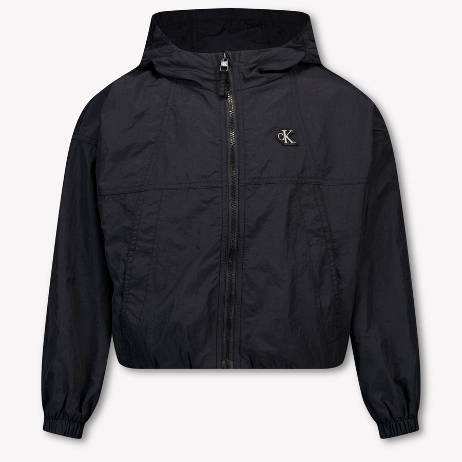 Calvin Klein Girls Mid-Season Jacket in Black