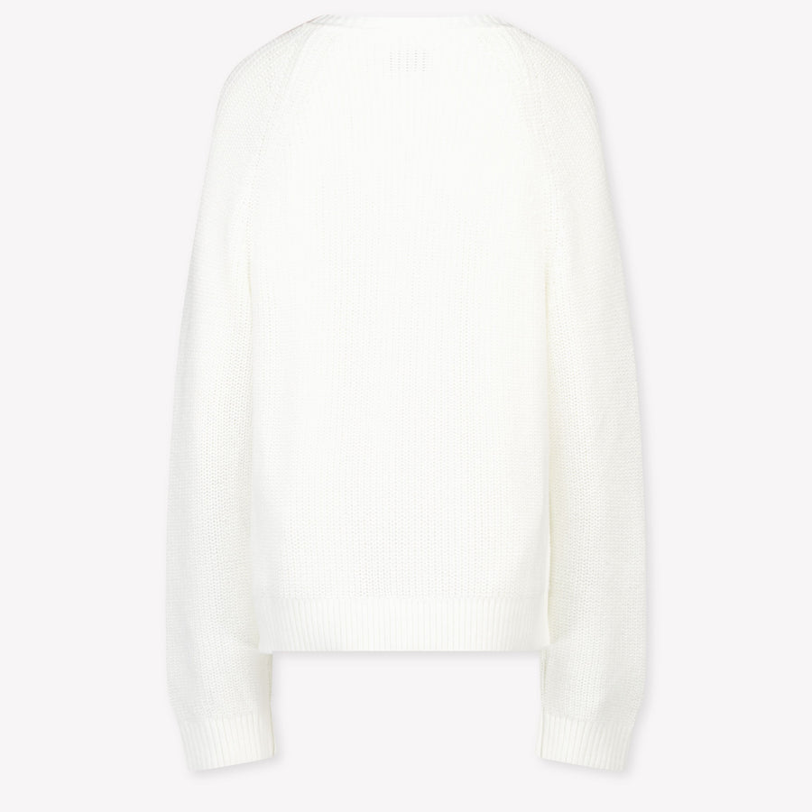 Calvin Klein Bambini Ragazze Maglione dentro Bianco