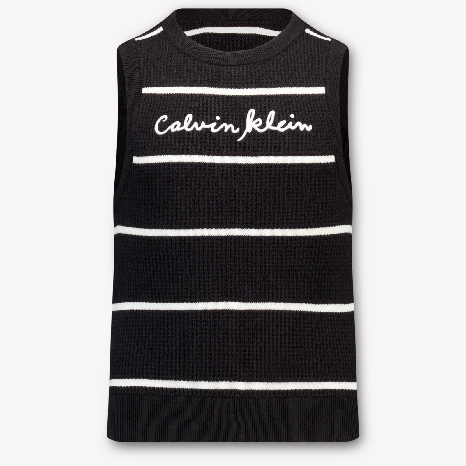 Calvin Klein niños Chicas Camiseta adentro Negro