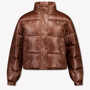 Calvin Klein Kinder Mädchen Wintermäntel In Braun