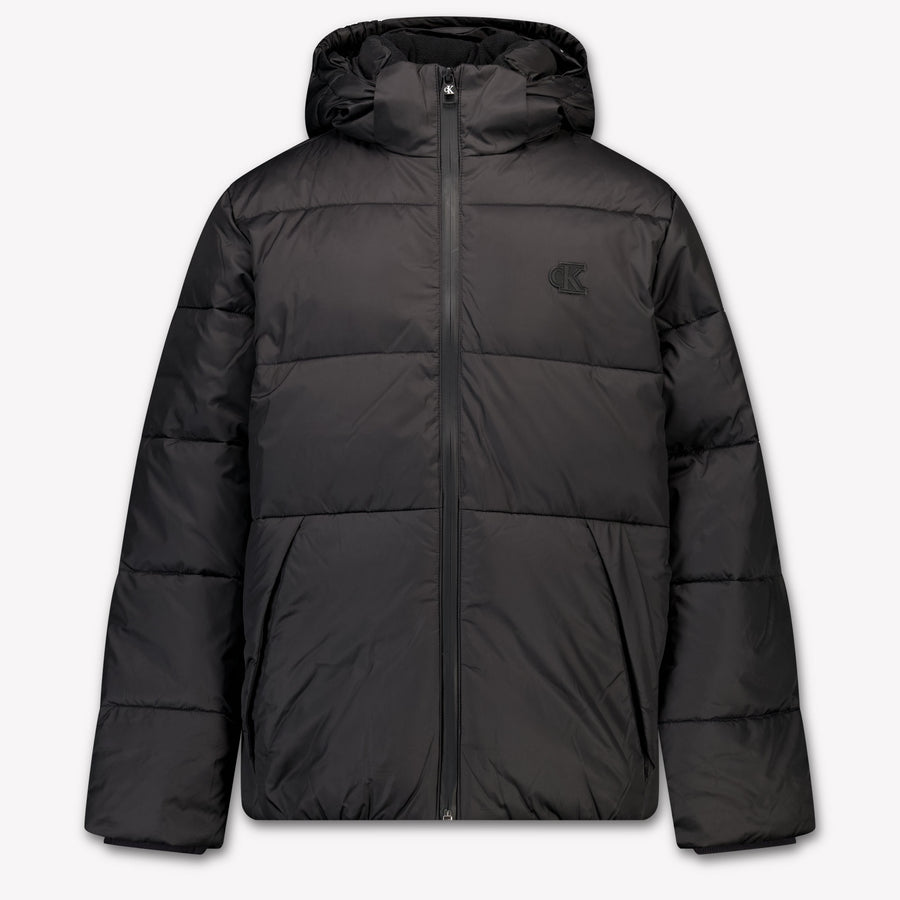 Calvin Klein Kinder Jungen Wintermantel In Schwarz