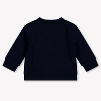 Tommy Hilfiger Baby Jungen Pullover rein Marineblau