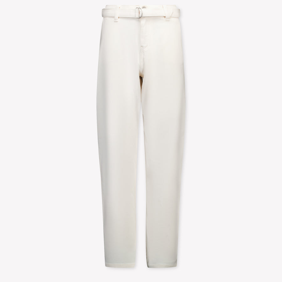 Tommy Hilfiger Bambini Ragazze Pantaloni dentro Off White