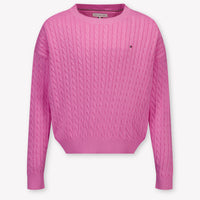 Tommy Hilfiger Kinder Mädchen Pullover rein Fuchsia