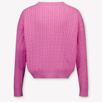 Tommy Hilfiger Kinder Mädchen Pullover rein Fuchsia