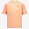Tommy Hilfiger niños Chicos Camiseta adentro Naranja Fluorescente