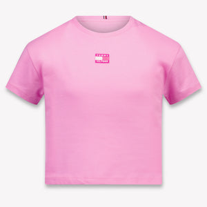 Tommy Hilfiger Kinder Mädchen T-Shirt In Fuchsia