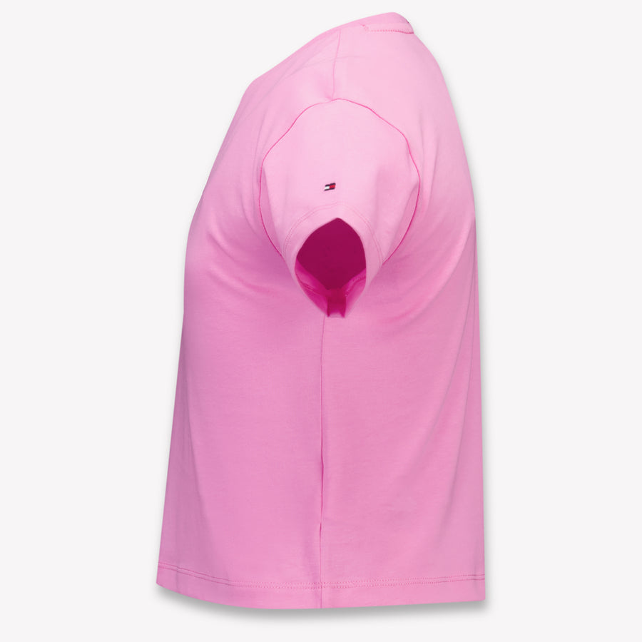 Tommy Hilfiger Kinder Mädchen T-Shirt In Fuchsia