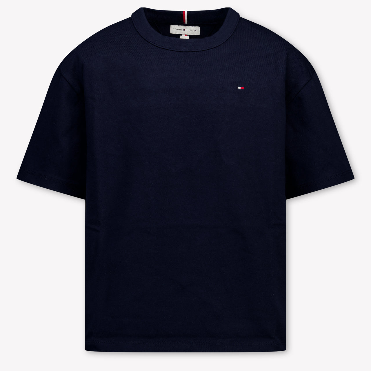 Tommy Hilfiger Bambini Ragazzi Maglietta dentro Navy
