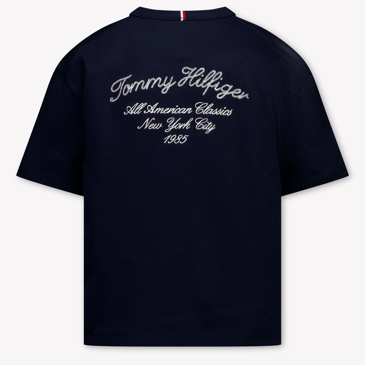Tommy Hilfiger Bambini Ragazzi Maglietta dentro Navy