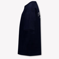 Tommy Hilfiger Bambini Ragazzi Maglietta dentro Navy