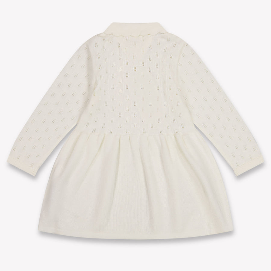 Tommy Hilfiger Bambino Ragazze Vestirsi Off White