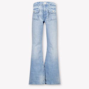 Tommy Hilfiger Bambini Ragazze Jeans Dentro Azzurro