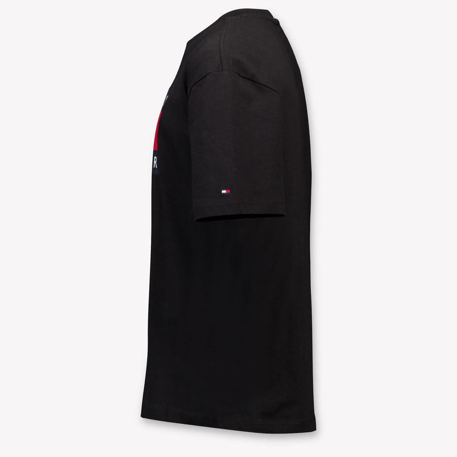 Tommy Hilfiger Bambini Ragazzi Maglietta dentro Nero