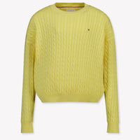 Tommy Hilfiger niños Chicas suéter en Amarillo