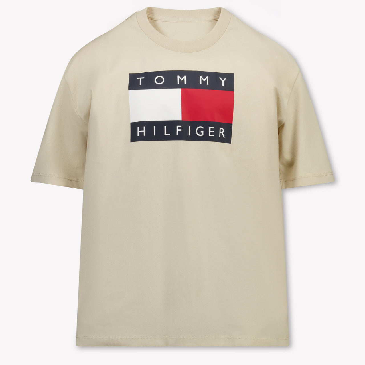 Tommy Hilfiger Bambini Ragazzi Maglietta dentro Beige