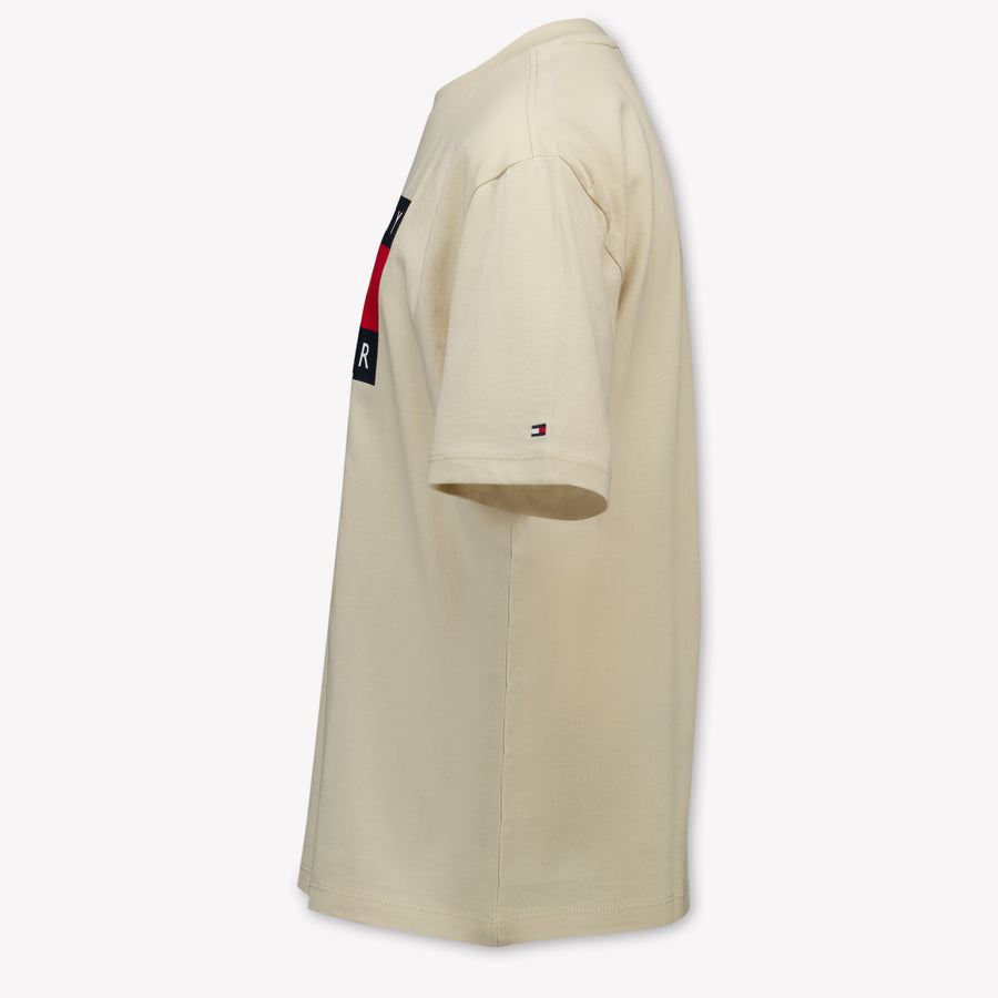 Tommy Hilfiger Bambini Ragazzi Maglietta dentro Beige