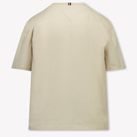 Tommy Hilfiger Bambini Ragazzi Maglietta dentro Beige