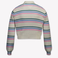 Tommy Hilfiger niños Chicas Cárdigan en Blanco Roto