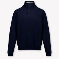 Tommy Hilfiger Kinder Jungen Pullover rein Marineblau
