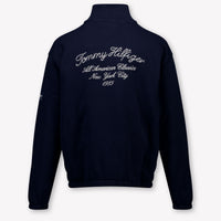 Tommy Hilfiger Kinder Jungen Pullover rein Marineblau