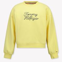 Tommy Hilfiger niños Chicas suéter en Amarillo