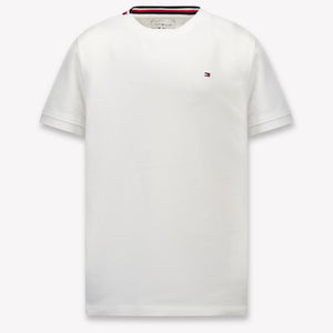 Tommy Hilfiger Kinder Jongens T-Shirt In Wit