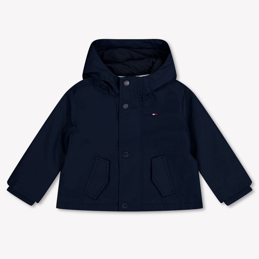 Tommy Hilfiger Baby Unisex Mid-Season Jacket in Navy