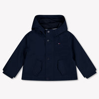 Tommy Hilfiger Übergangsjacke für Babys, Unisex Marineblau