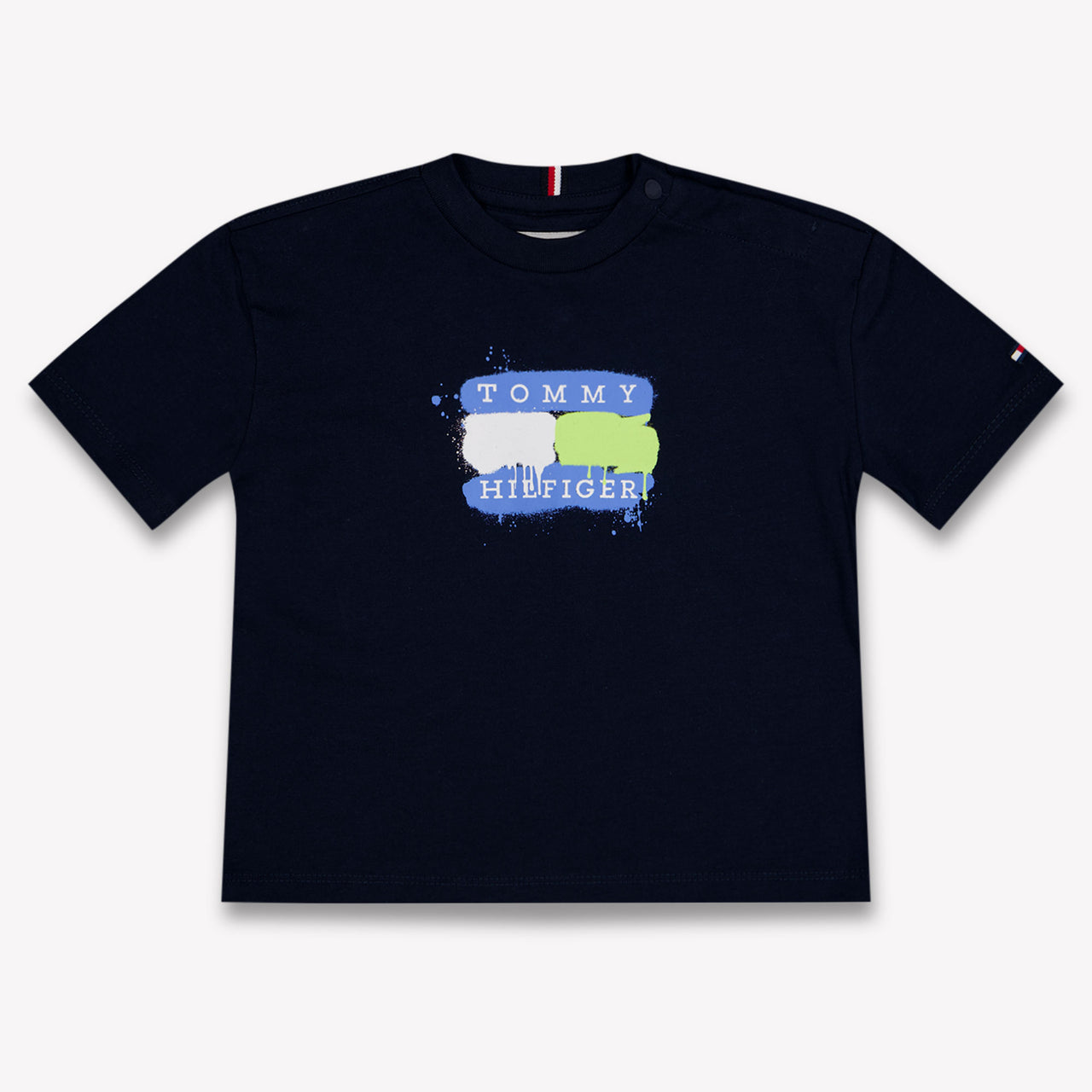 Tommy Hilfiger Bambino Ragazzi Maglietta dentro Navy