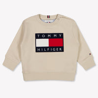 Tommy Hilfiger Bébé Unisexe Pull en Beige