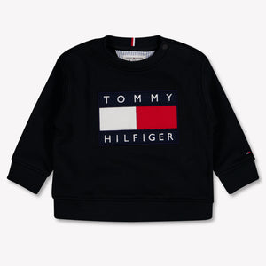 Tommy Hilfiger Bambino Unisex Maglione dentro Nero