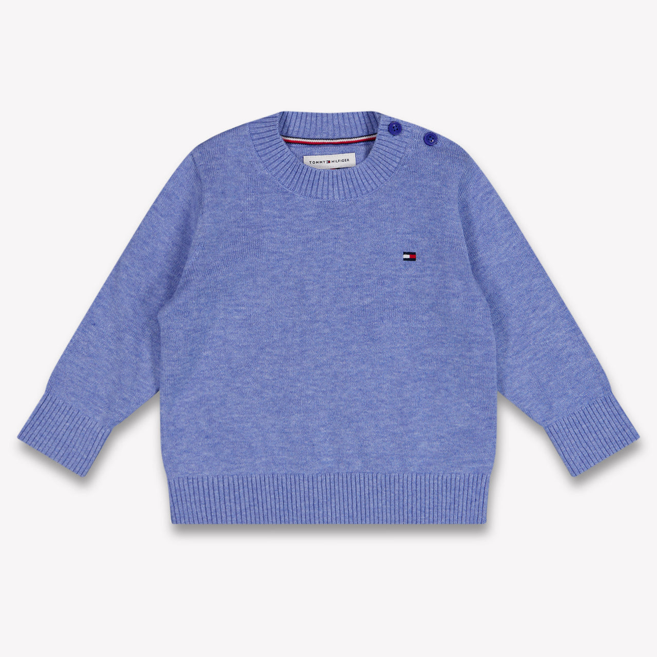 Tommy Hilfiger Baby Jungen Pullover rein Blau