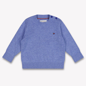 Tommy Hilfiger Baby Jungen Pullover rein Blau