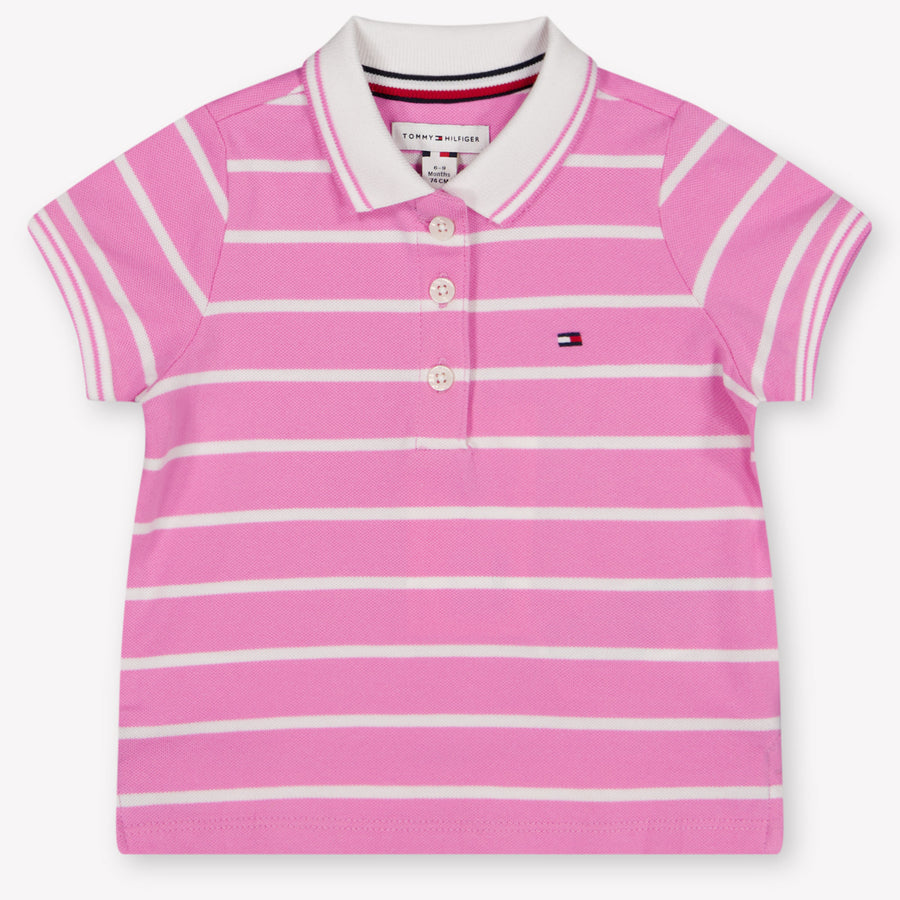 Tommy Hilfiger bebe Chicas polo en Rosa