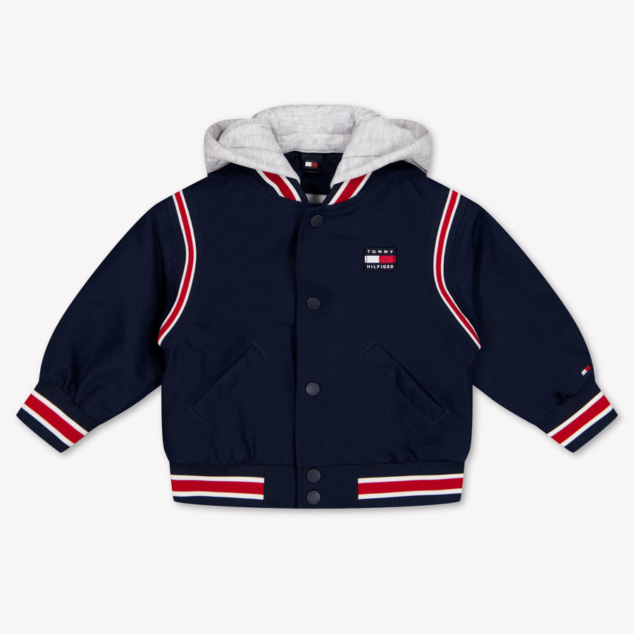 Tommy Hilfiger Baby Boys Mid-Season Jacket in Navy